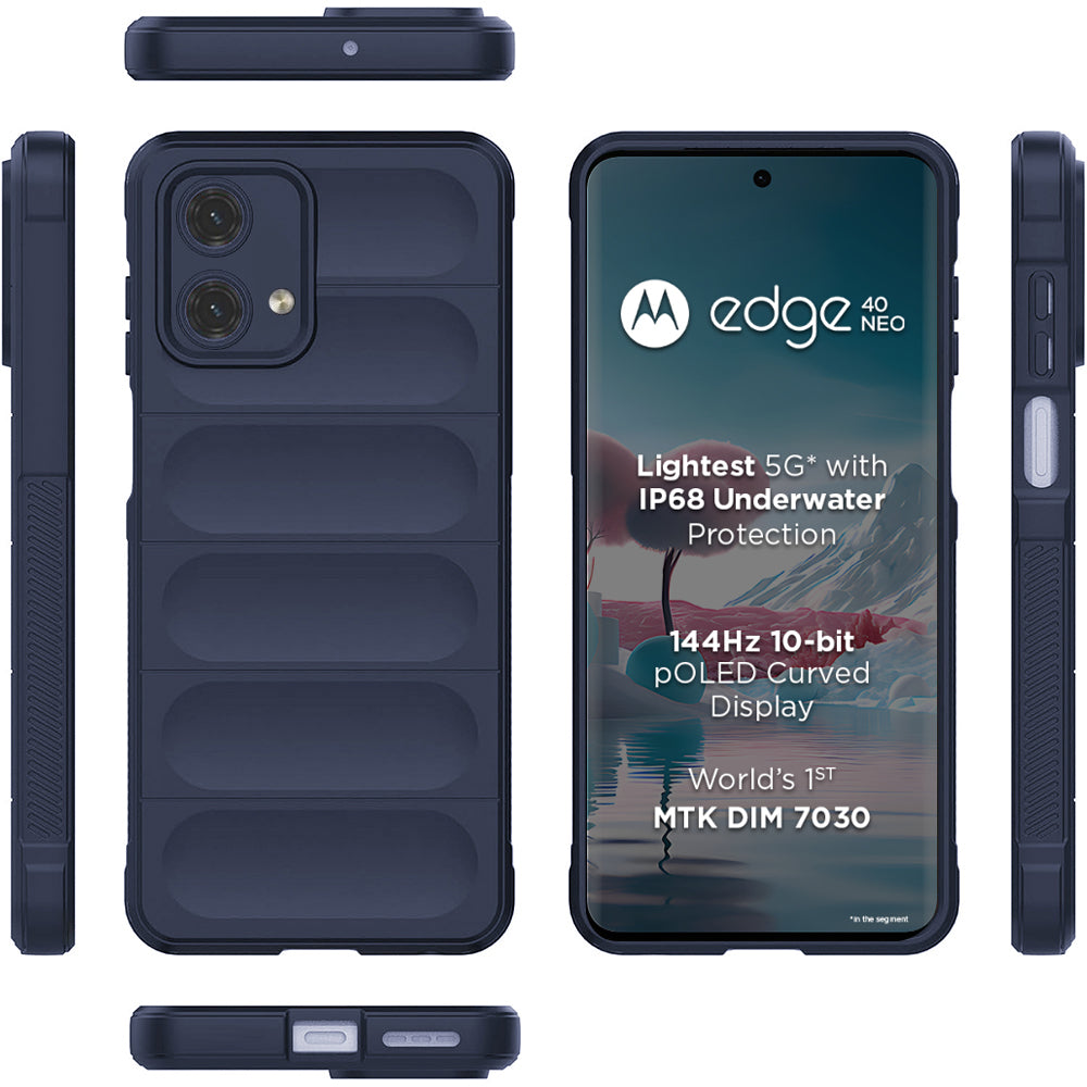 CAXKJE Trasparente Personalizzata Custodia per Motorola Edge 40 Neo,con la Tua Foto,Immagine o Scritta Cover,Silicone Case Antiurto Bumper,per Edge 40 Neo Cover Personalizzata