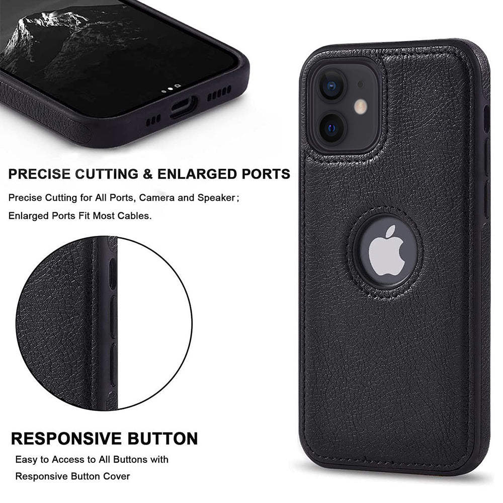 Leather TPU Back Cover for Apple iPhone 12 Mini