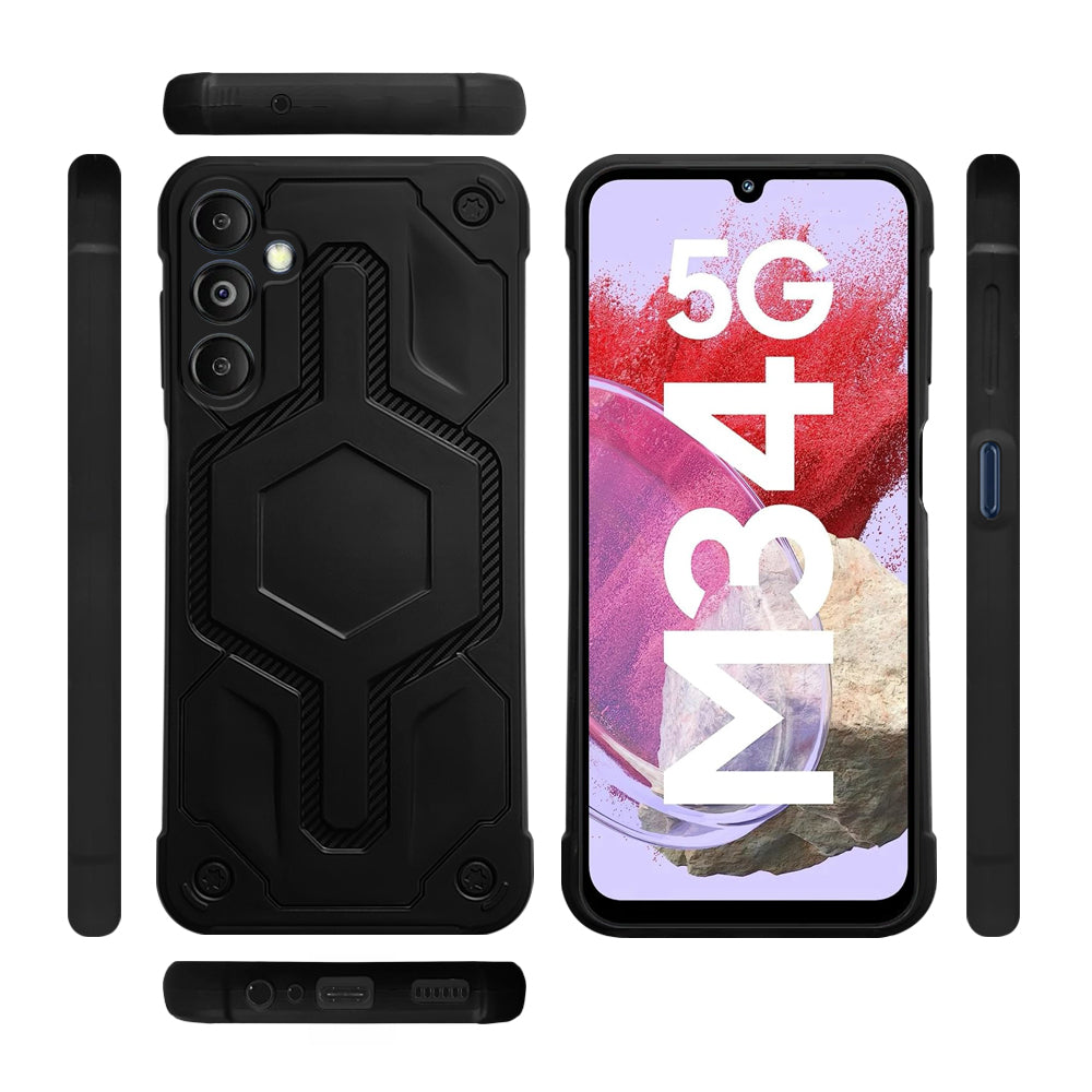 Carbon Fiber Case for Samsung Galaxy M34 5G / F34 5G