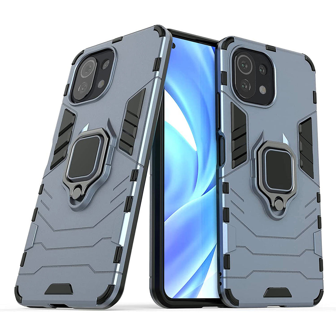 Hybrid Rugged Armor Kickstand Case for Mi 11 Lite