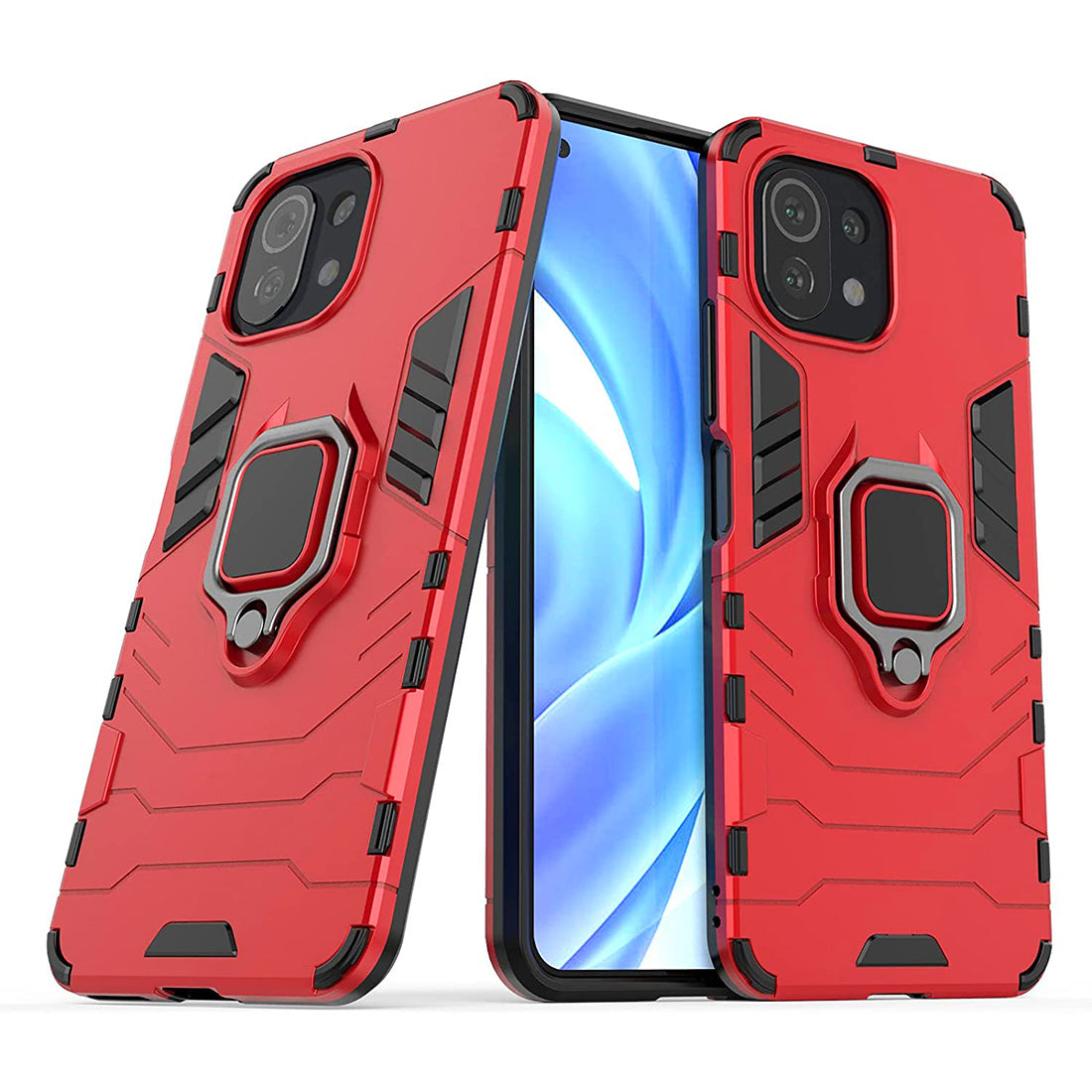 Hybrid Rugged Armor Kickstand Case for Mi 11 Lite