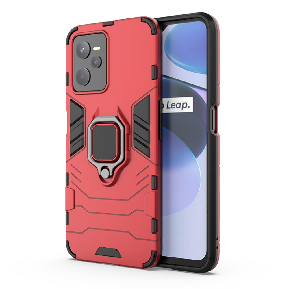 Hybrid Rugged Armor Kickstand Case for Realme C35 4G / Narzo 50A Prime 4G