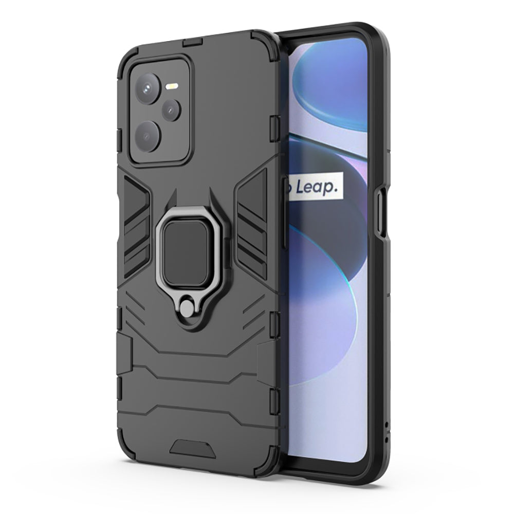 Hybrid Rugged Armor Kickstand Case for Realme C35 4G / Narzo 50A Prime 4G