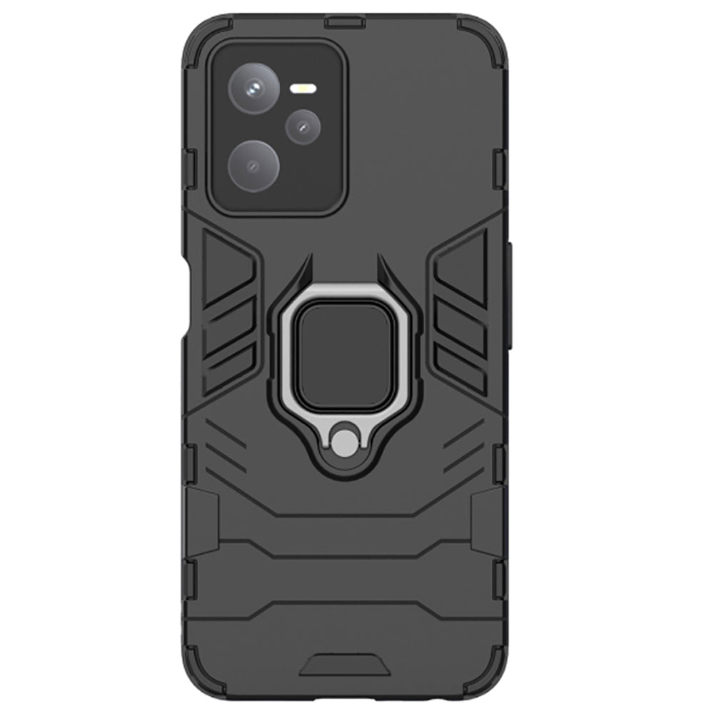 Hybrid Rugged Armor Kickstand Case for Realme C35 4G / Narzo 50A Prime 4G