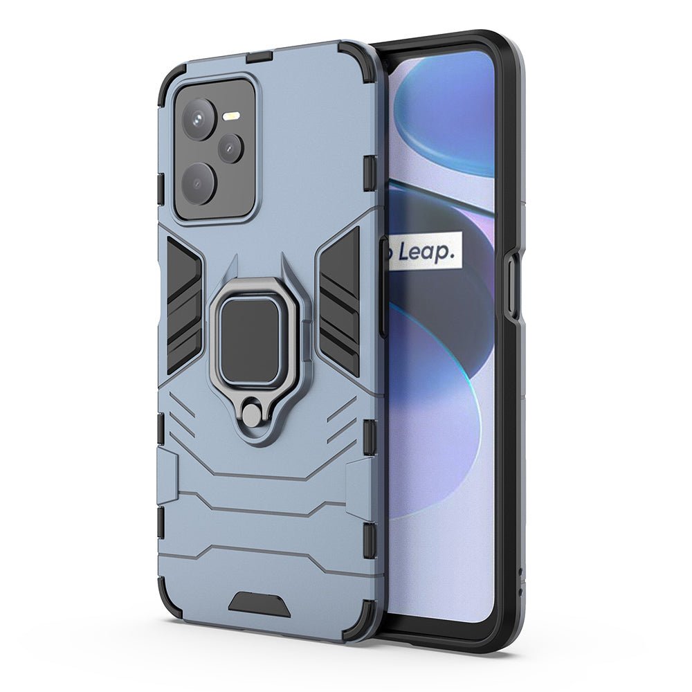 Hybrid Rugged Armor Kickstand Case for Realme C35 4G / Narzo 50A Prime 4G