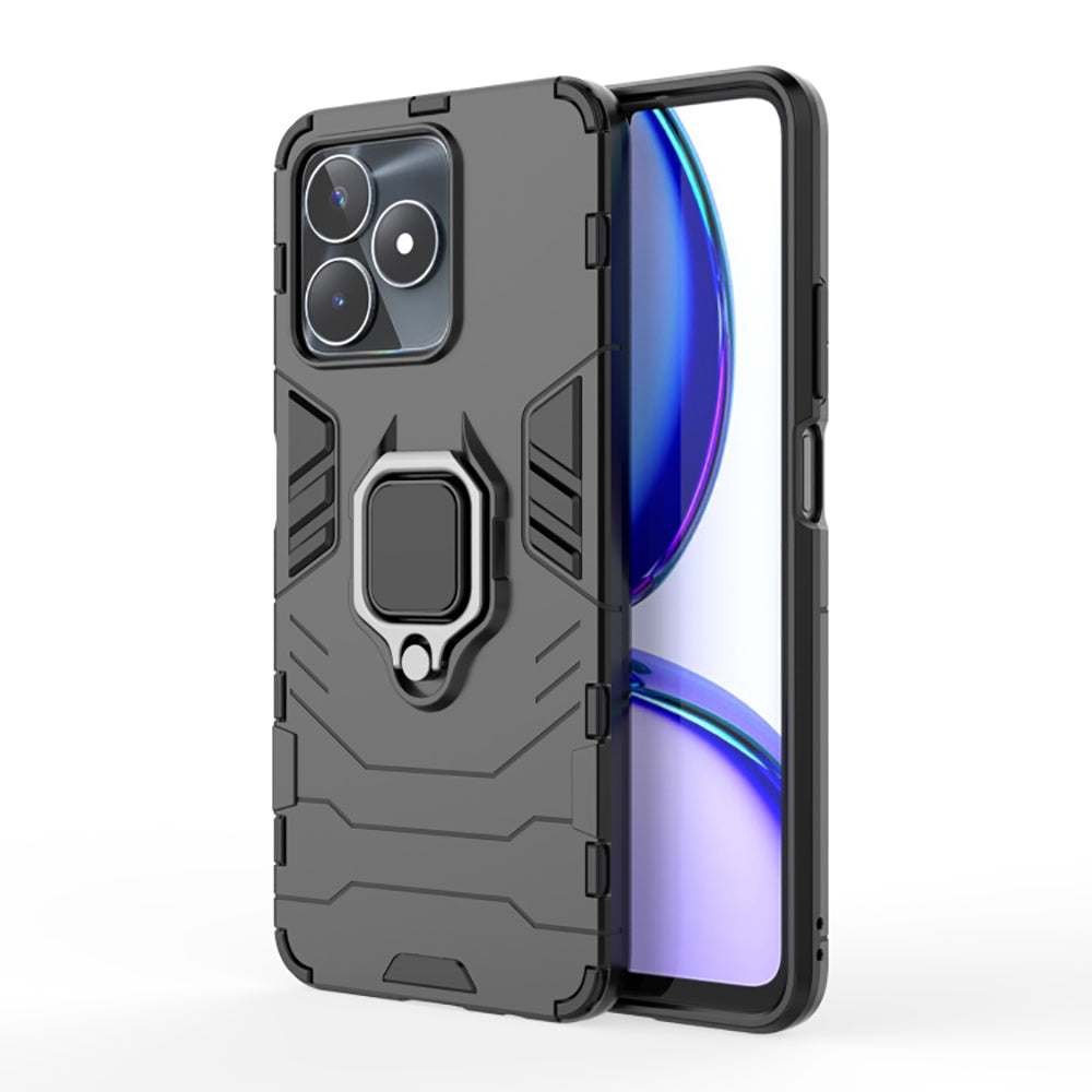 Hybrid Rugged Armor Kickstand Case for Realme C53 4G / C51 4G / Narzo N53 4G