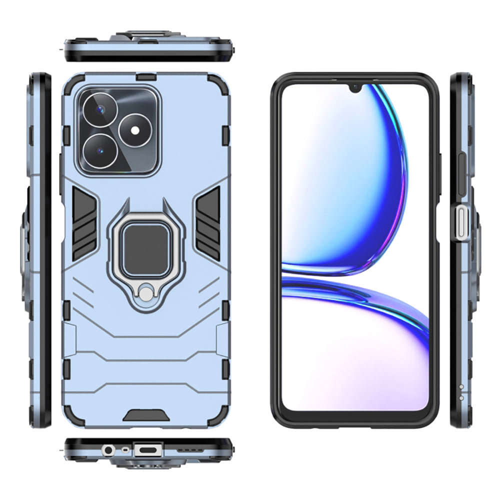 Hybrid Rugged Armor Kickstand Case for Realme C53 4G / C51 4G / Narzo N53 4G