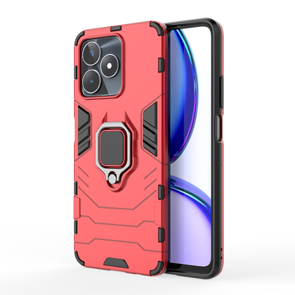 Hybrid Rugged Armor Kickstand Case for Realme C53 4G / C51 4G / Narzo N53 4G