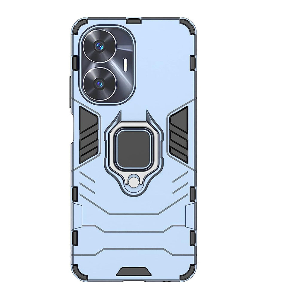 Hybrid Rugged Armor Kickstand Case for Realme C55 4G / Narzo N55 4G