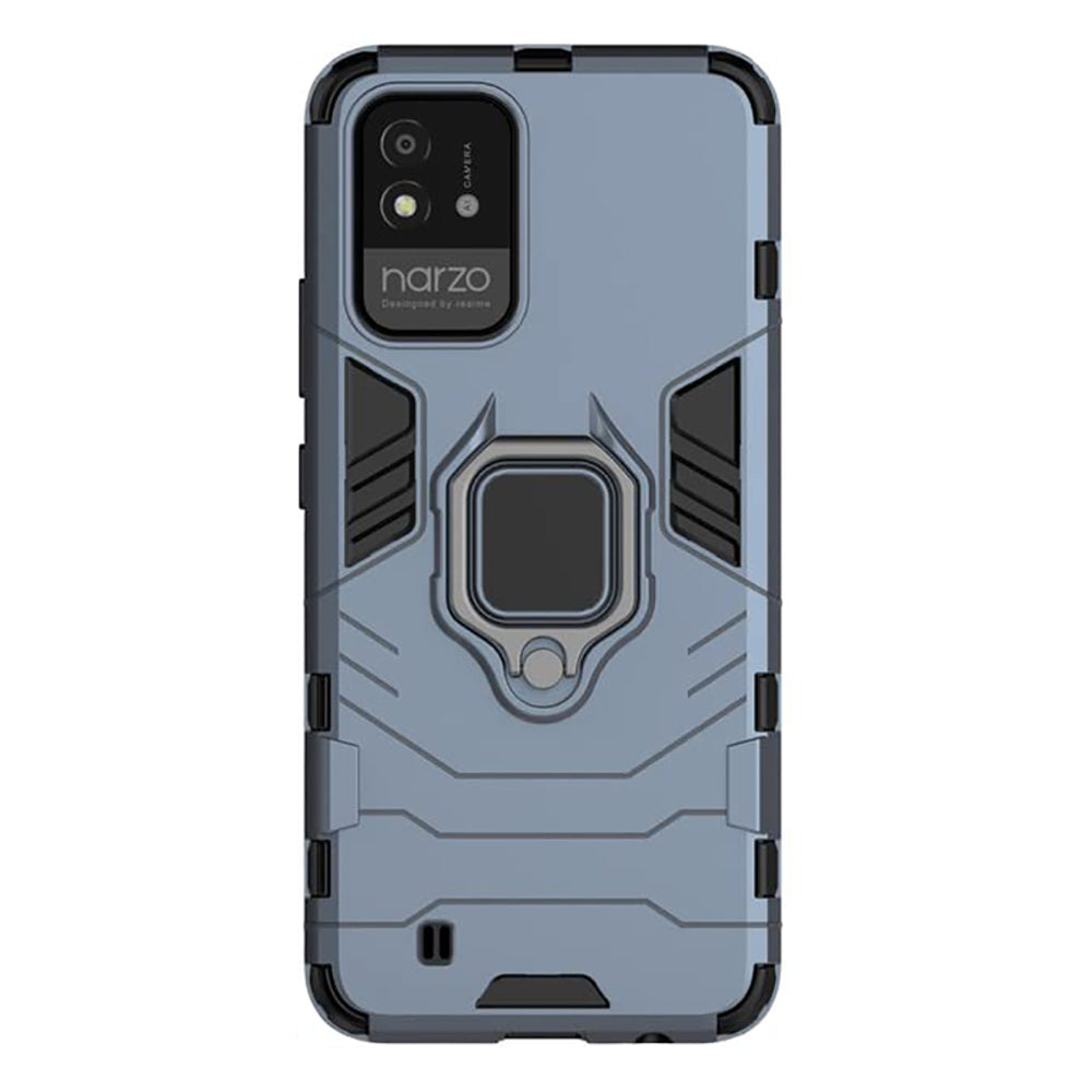 Hybrid Rugged Armor Kickstand Case for Realme Narzo 50i 4G