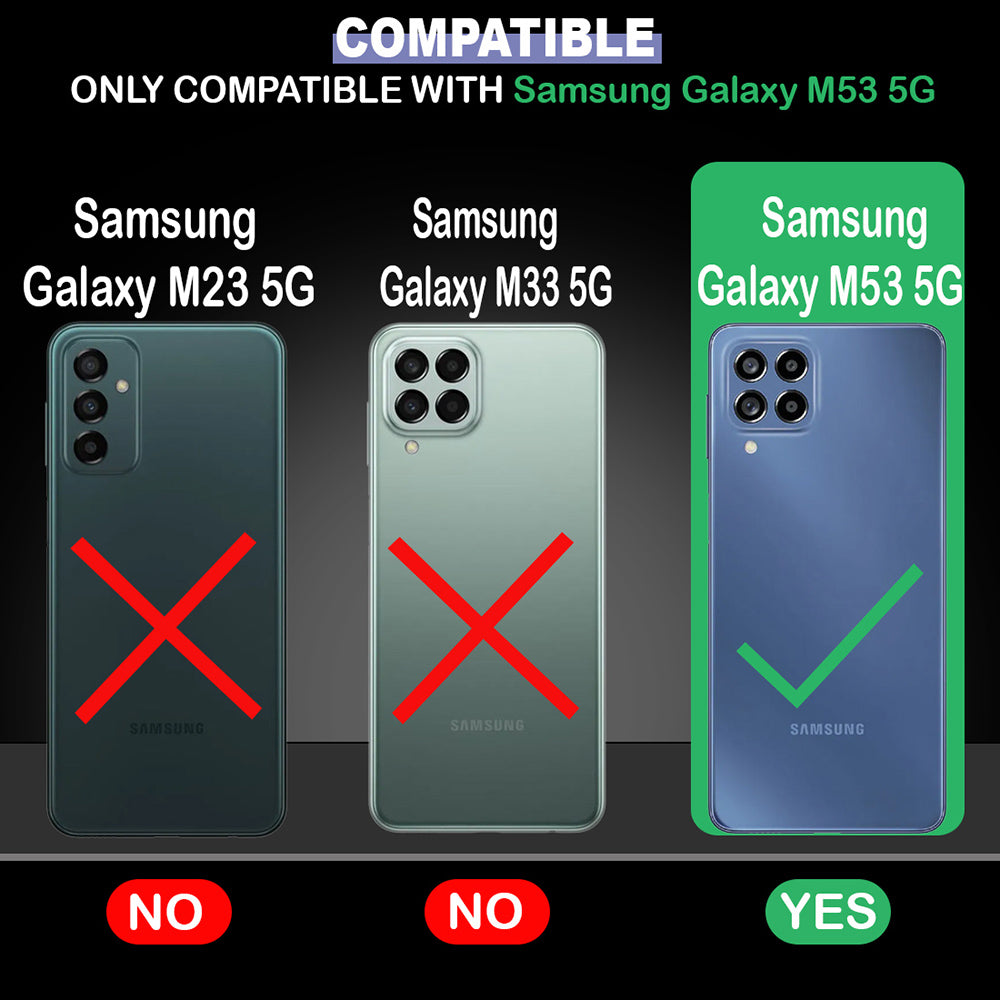 Hybrid Rugged Armor Kickstand Case for Samsung Galaxy M53 5G