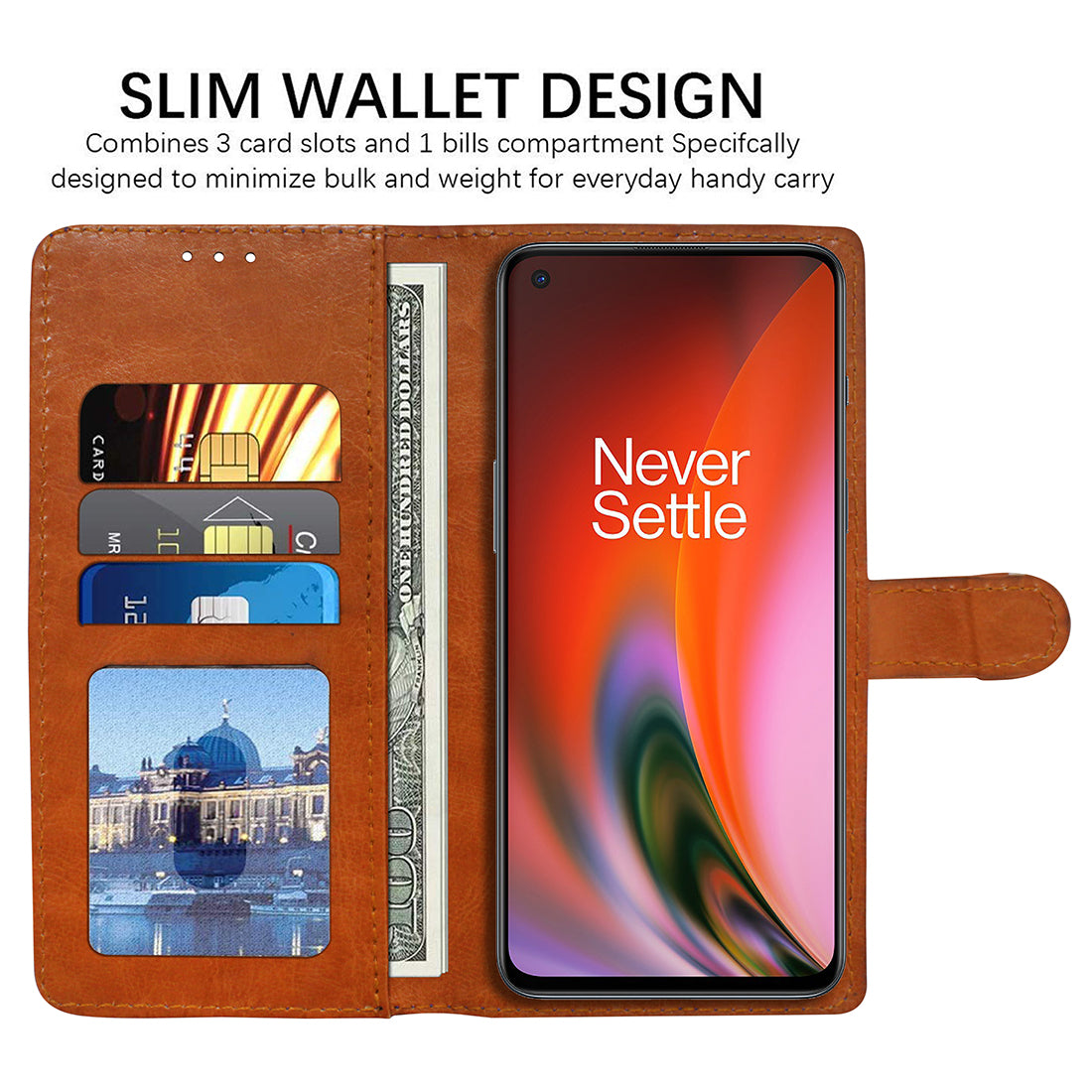 Premium Wallet Flip Cover for OnePlus Nord 2 5G