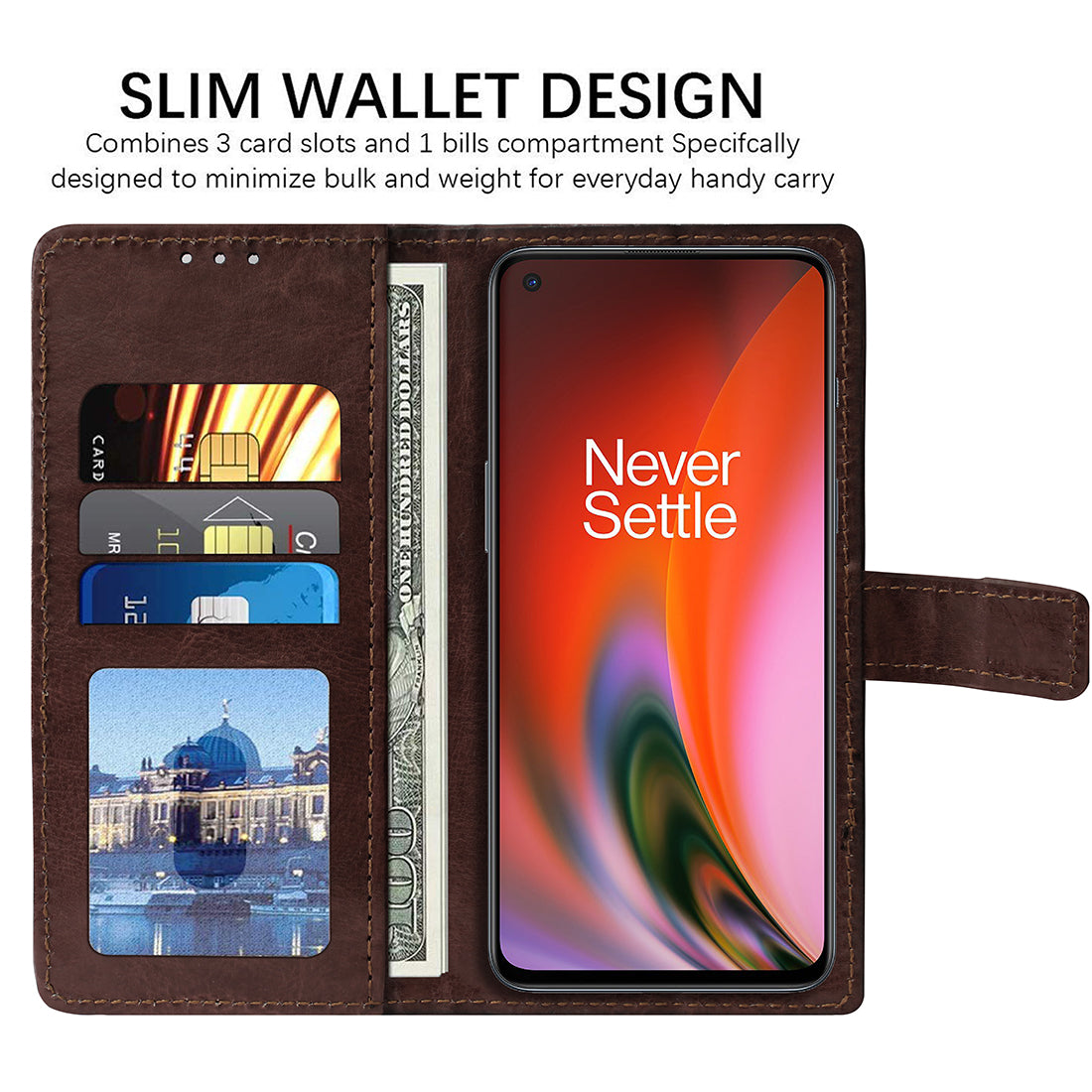 Premium Wallet Flip Cover for OnePlus Nord 2 5G