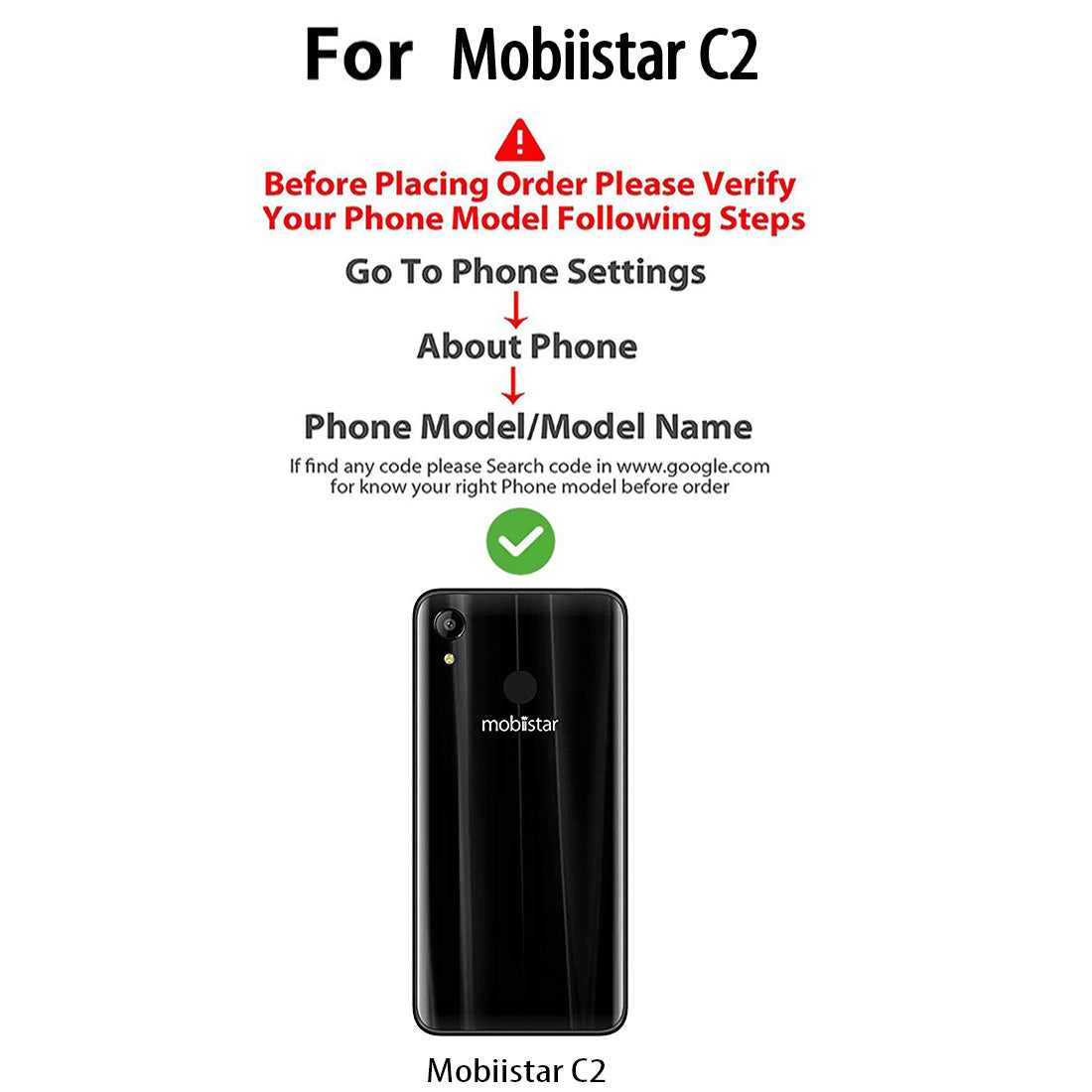 Premium Wallet Flip Cover for Mobiistar C2 4G