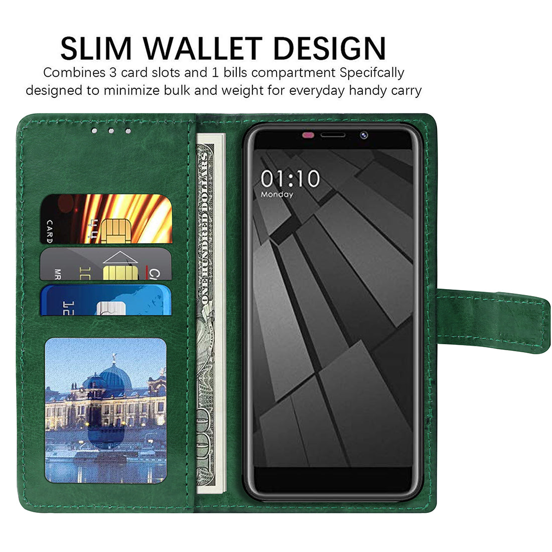 Premium Wallet Flip Cover for Mobiistar C2