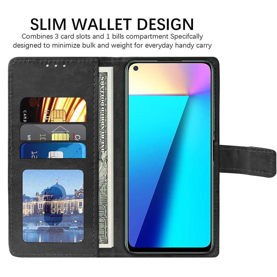 Premium Wallet Flip Cover for Infinix Note 7