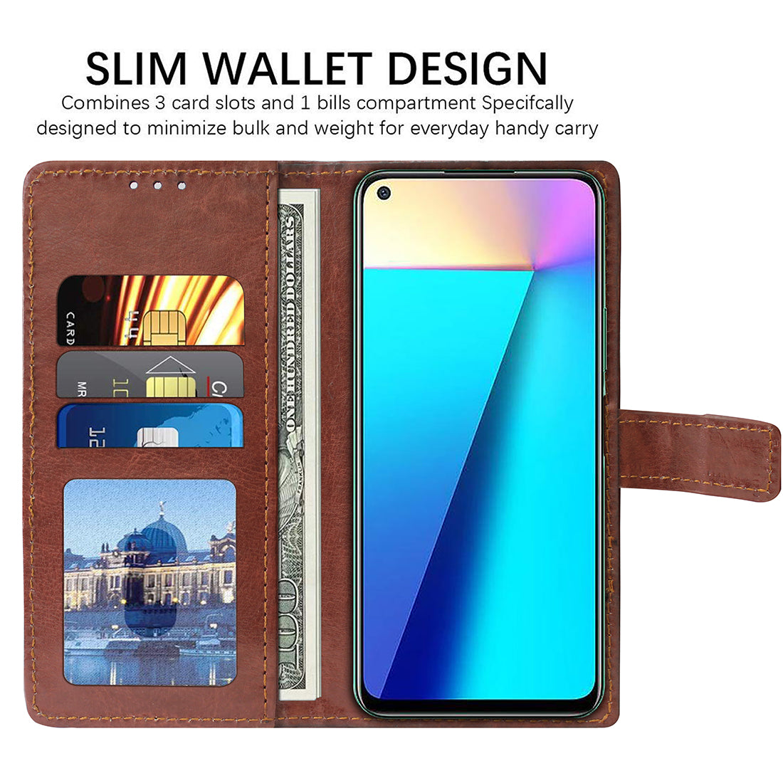 Premium Wallet Flip Cover for Infinix Note 7