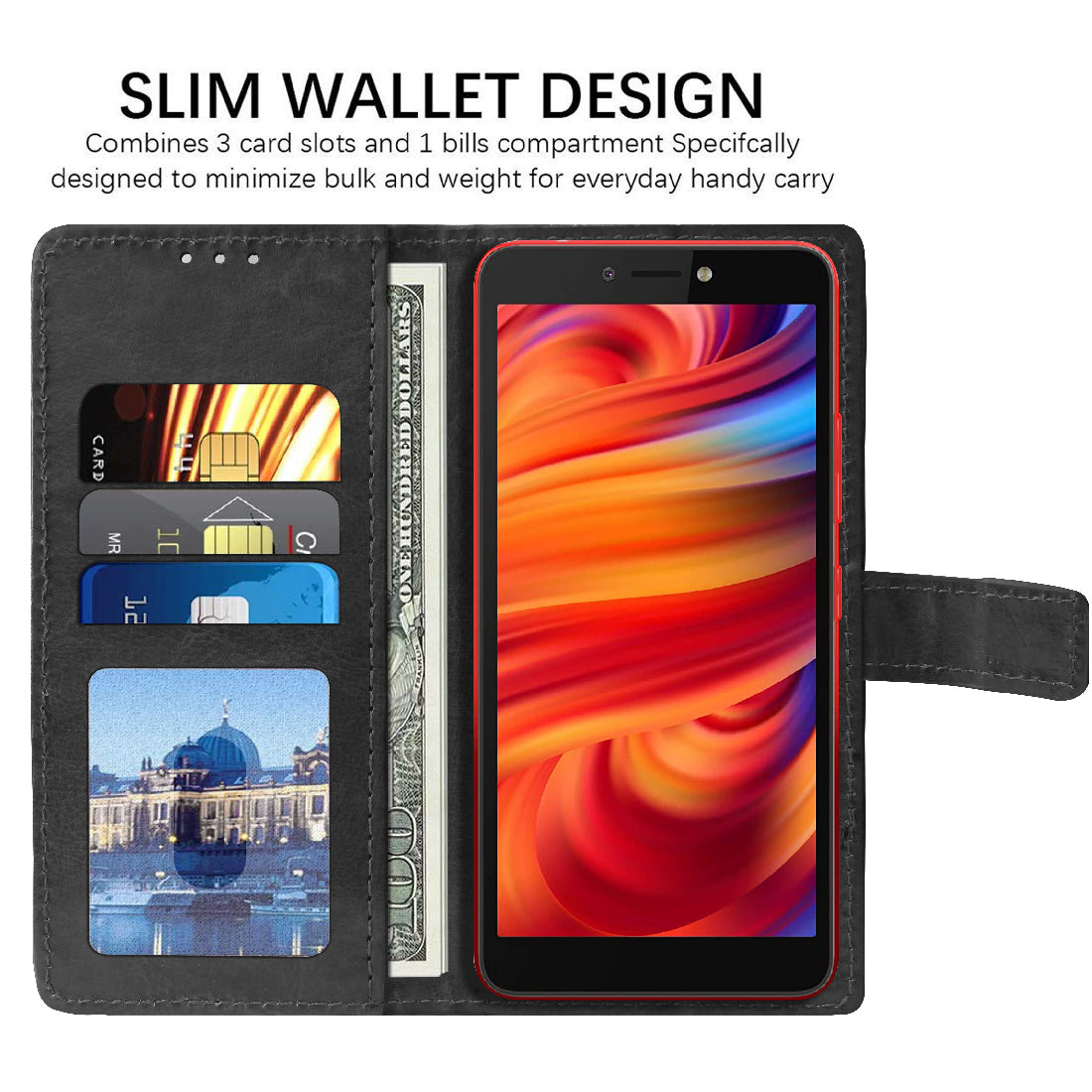 Premium Wallet Flip Cover for Itel A46