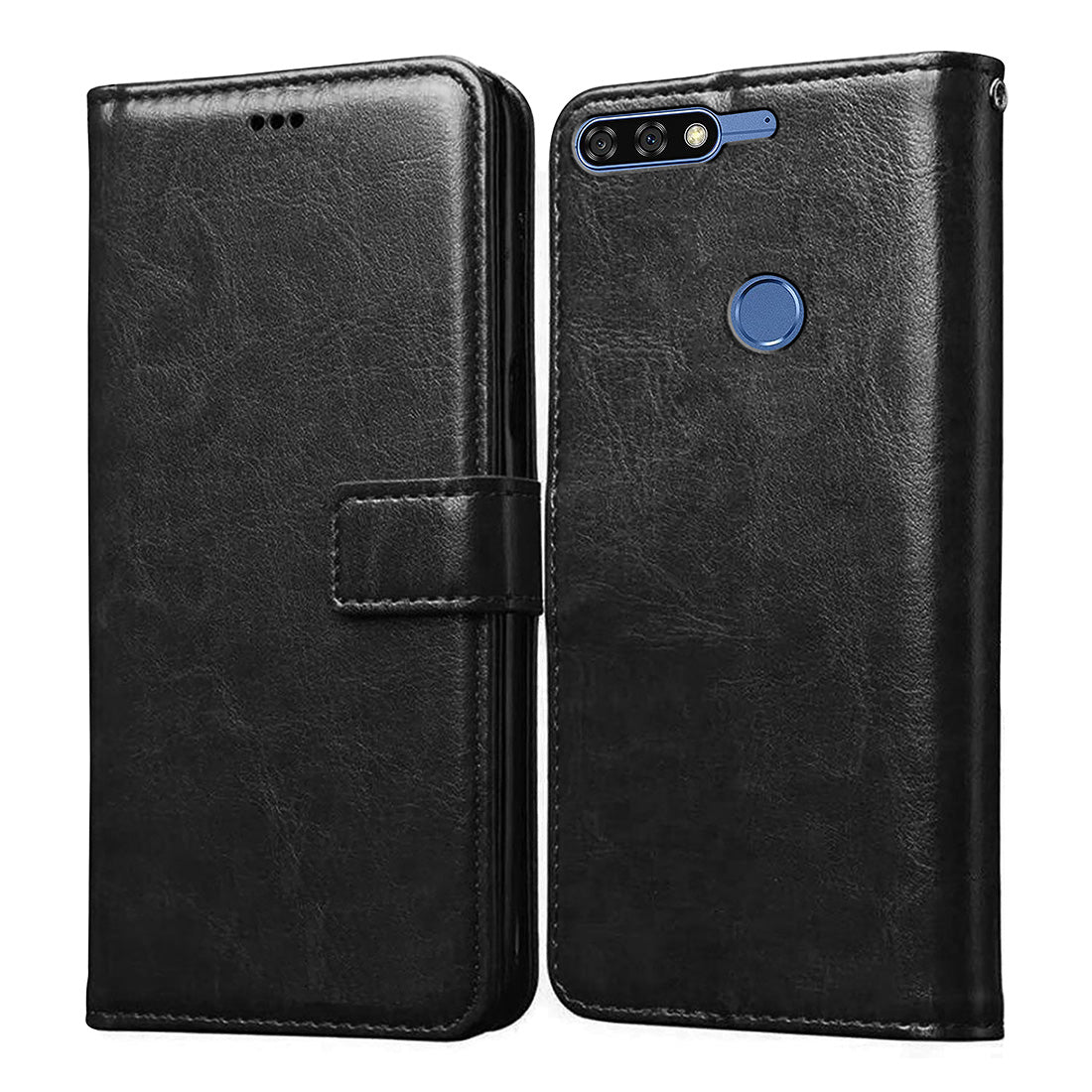 Premium Wallet Flip Cover for Huawei Honor 7A