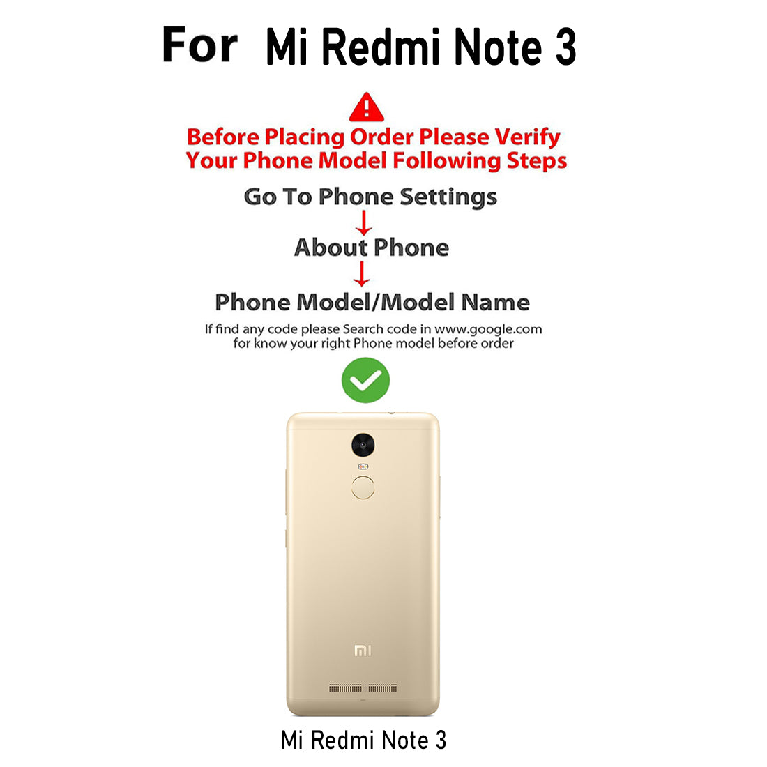 Premium Wallet Flip Cover for Mi Redmi Note 3 4G