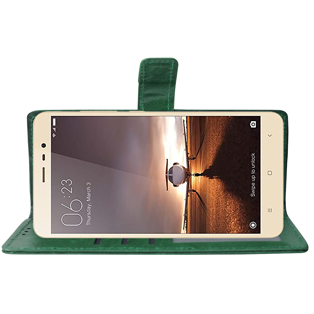 Premium Wallet Flip Cover for Mi Redmi Note 3