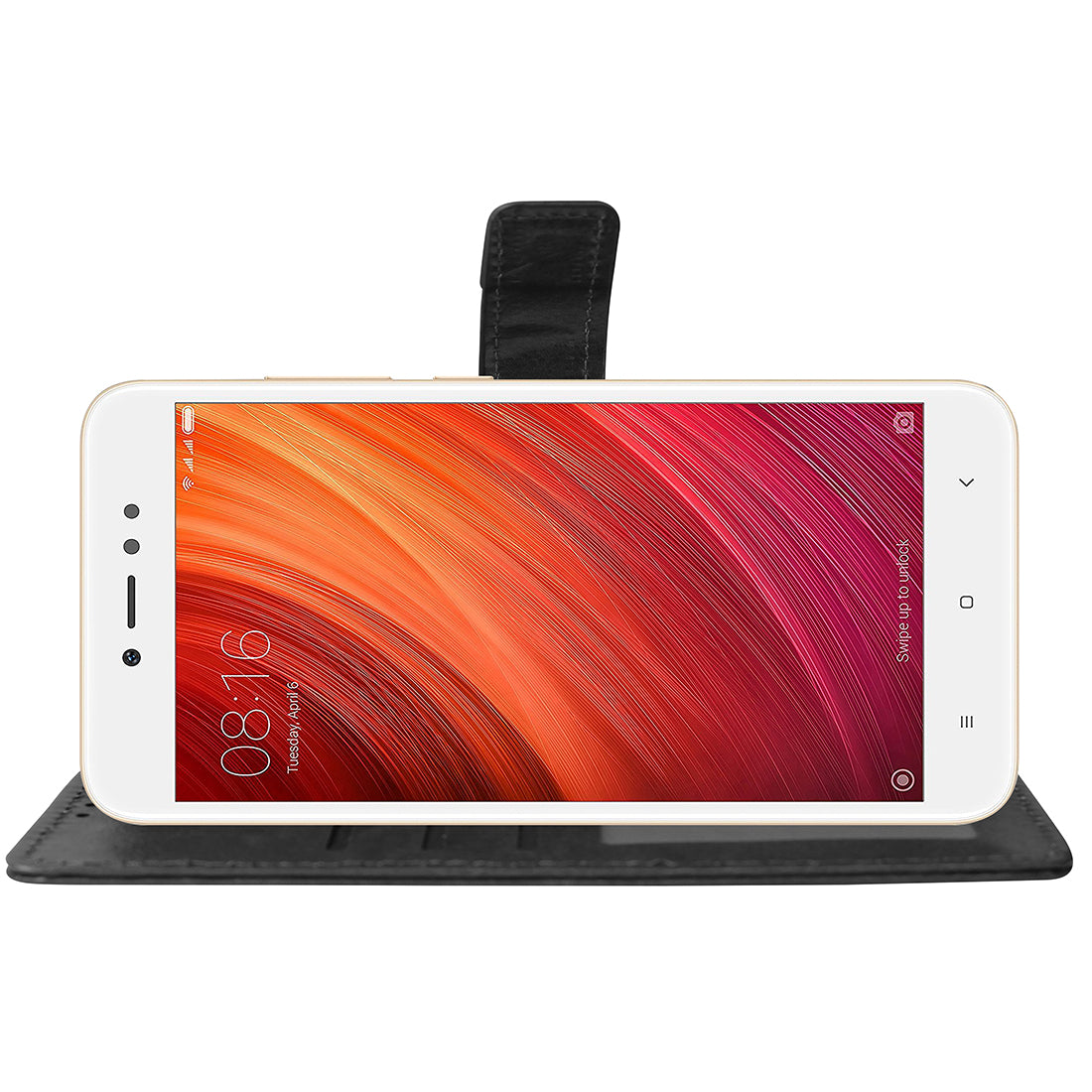 Premium Wallet Flip Cover for Mi Redmi Y1 4G