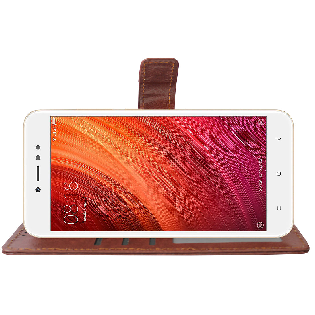 Premium Wallet Flip Cover for Mi Redmi Y1 4G