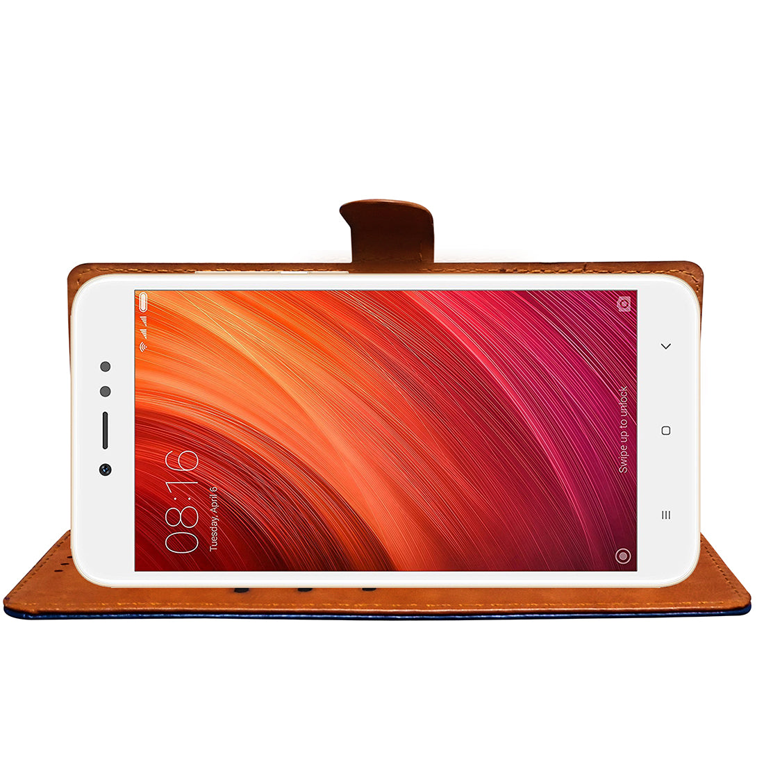 Premium Wallet Flip Cover for Mi Redmi Y1