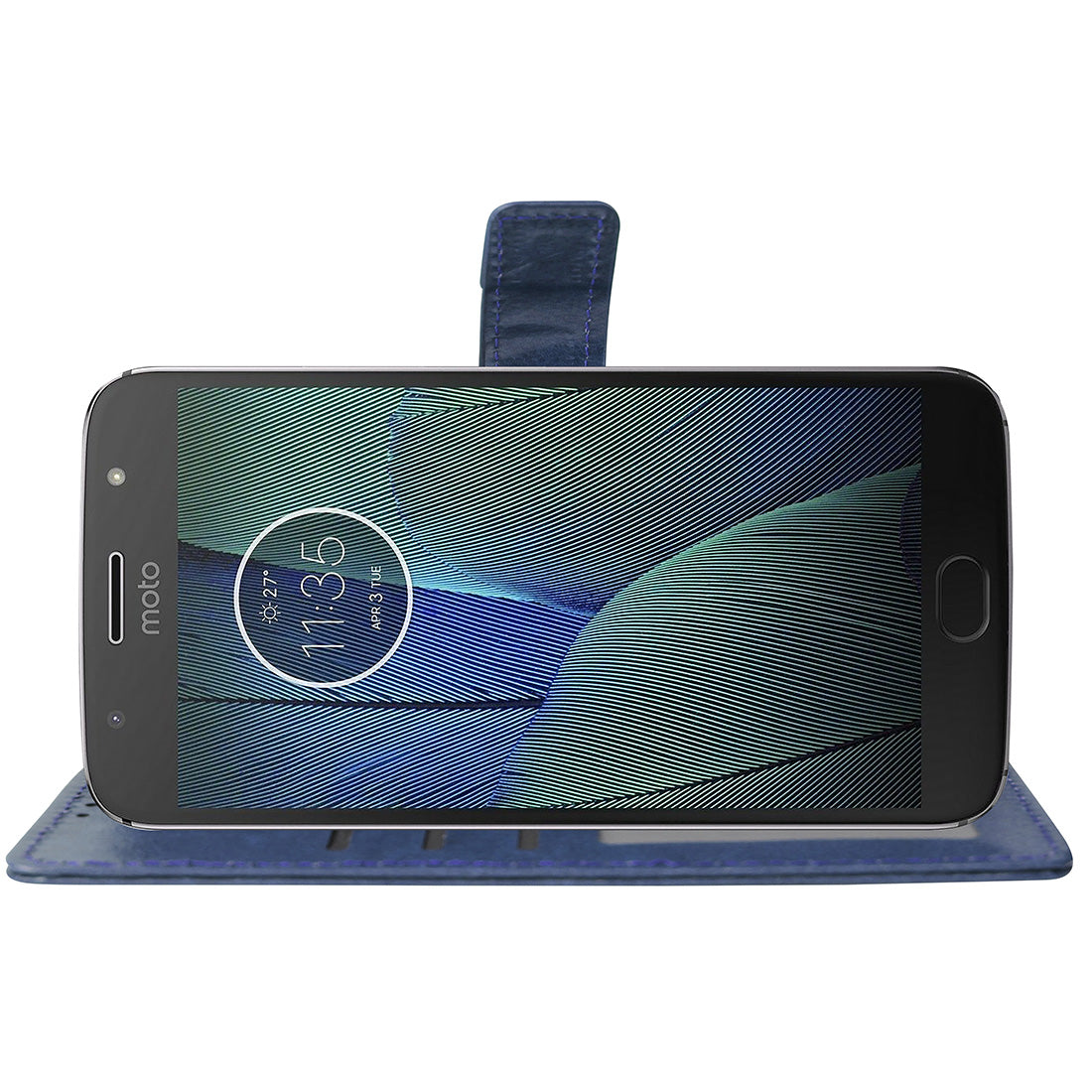 Premium Wallet Flip Cover for Motorola Moto G5S Plus