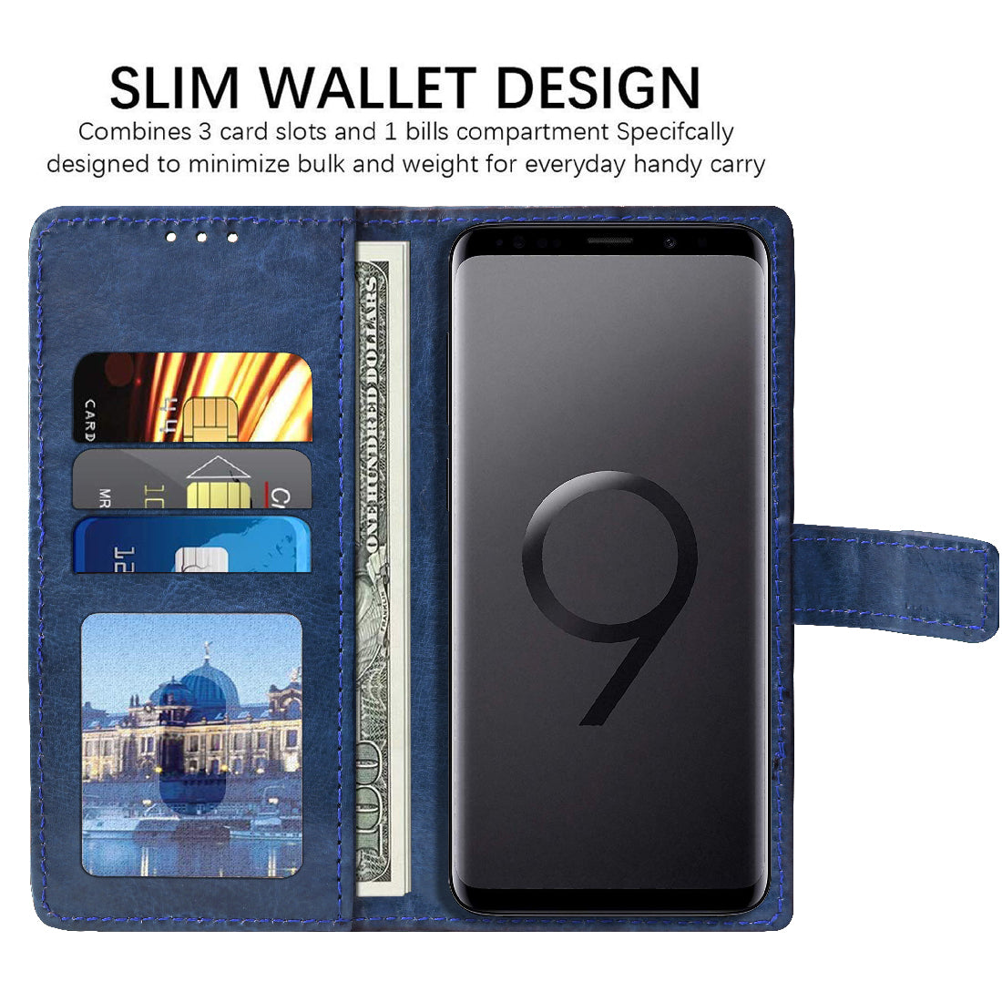 Premium Wallet Flip Cover for Samsung?alaxy?9?lus
