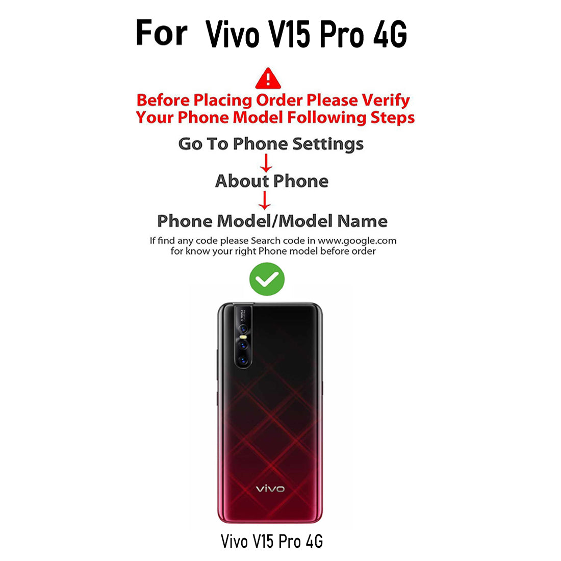 Premium Wallet Flip Cover for Vivo V15 Pro