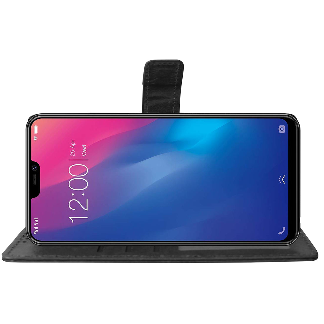 Premium Wallet Flip Cover for Vivo V9 / V9 Pro