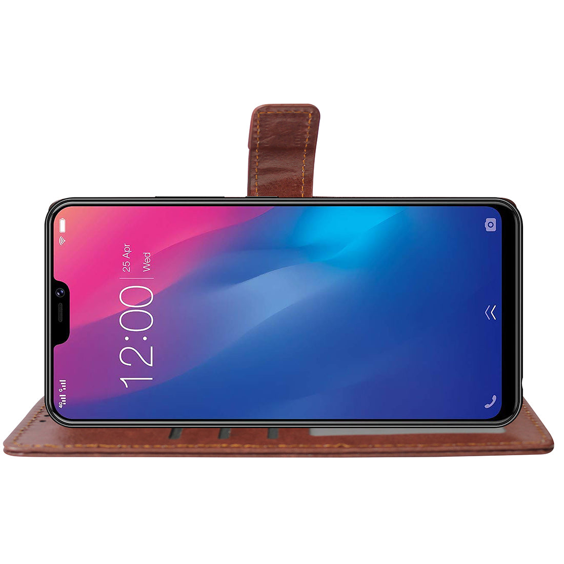 Premium Wallet Flip Cover for Vivo V9 / V9 Pro