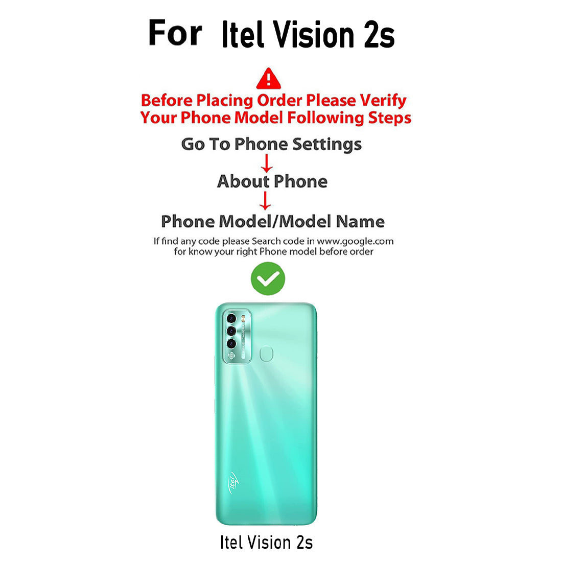 Premium Wallet Flip Cover for Itel Vision 2s 4G