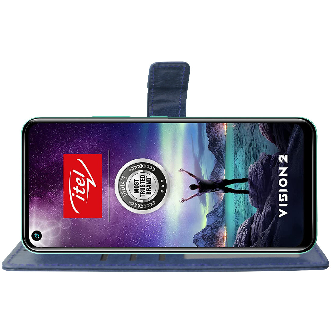Premium Wallet Flip Cover for Itel Vision 2s 4G