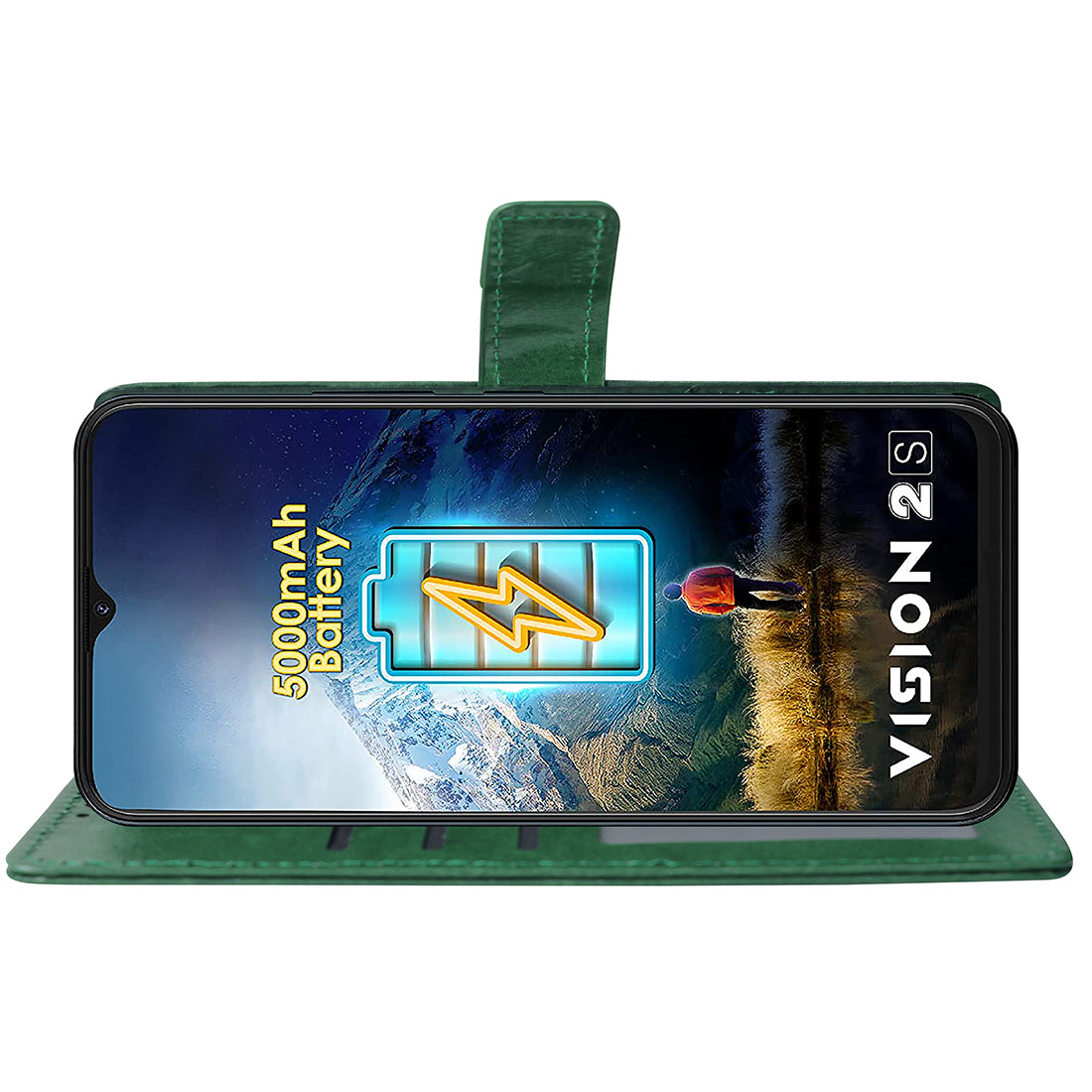 Premium Wallet Flip Cover for Itel Vision 2s