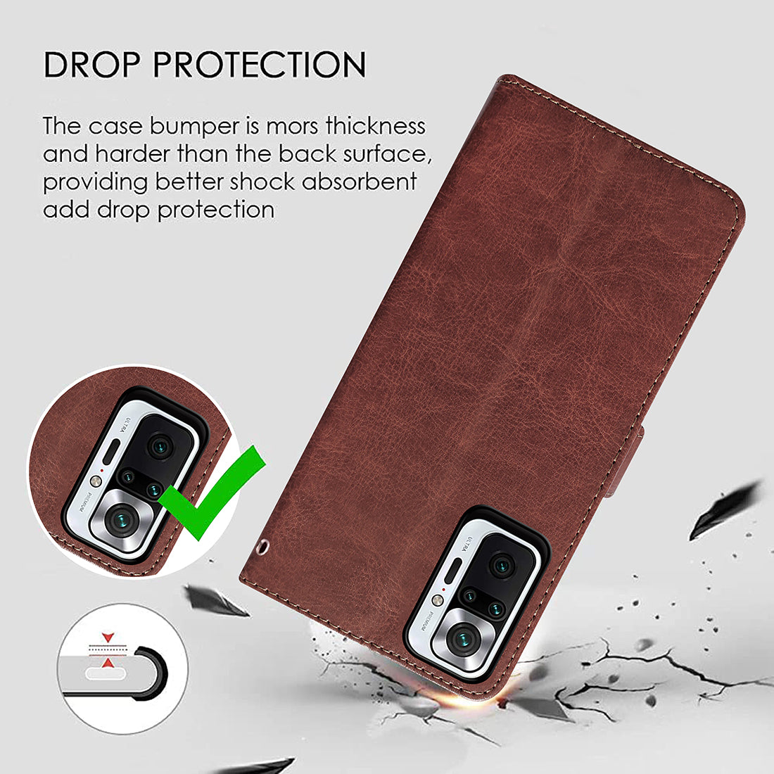 Premium Wallet Flip Cover for Mi Note 10 4G / Note 10 Pro 4G