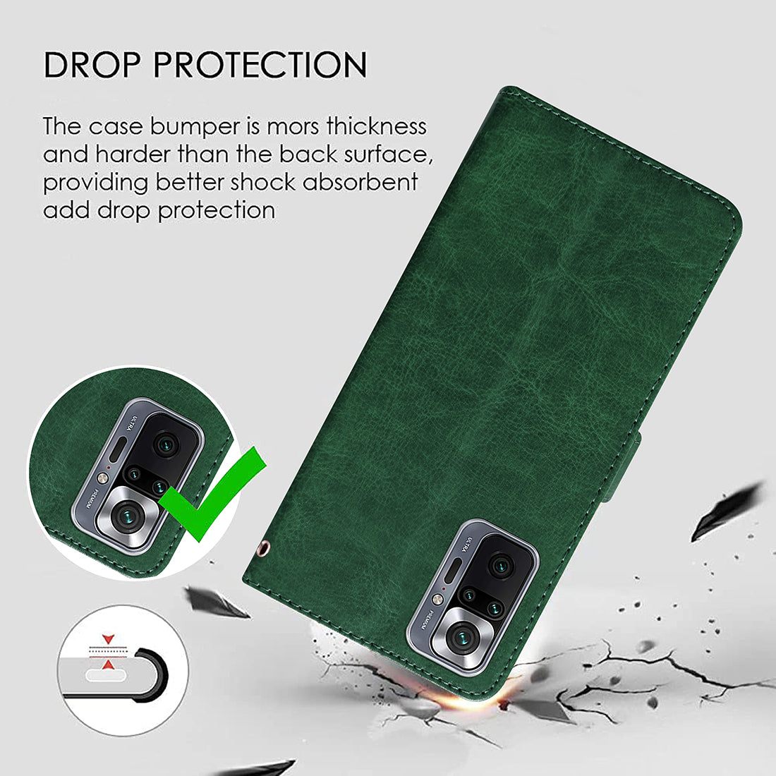 Premium Wallet Flip Cover for Mi Note 10 / Note 10 Pro