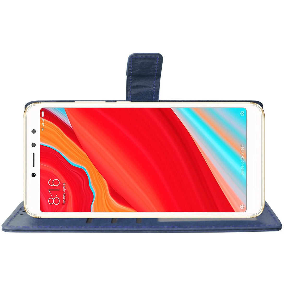 Premium Wallet Flip Cover for Mi Redmi Y2