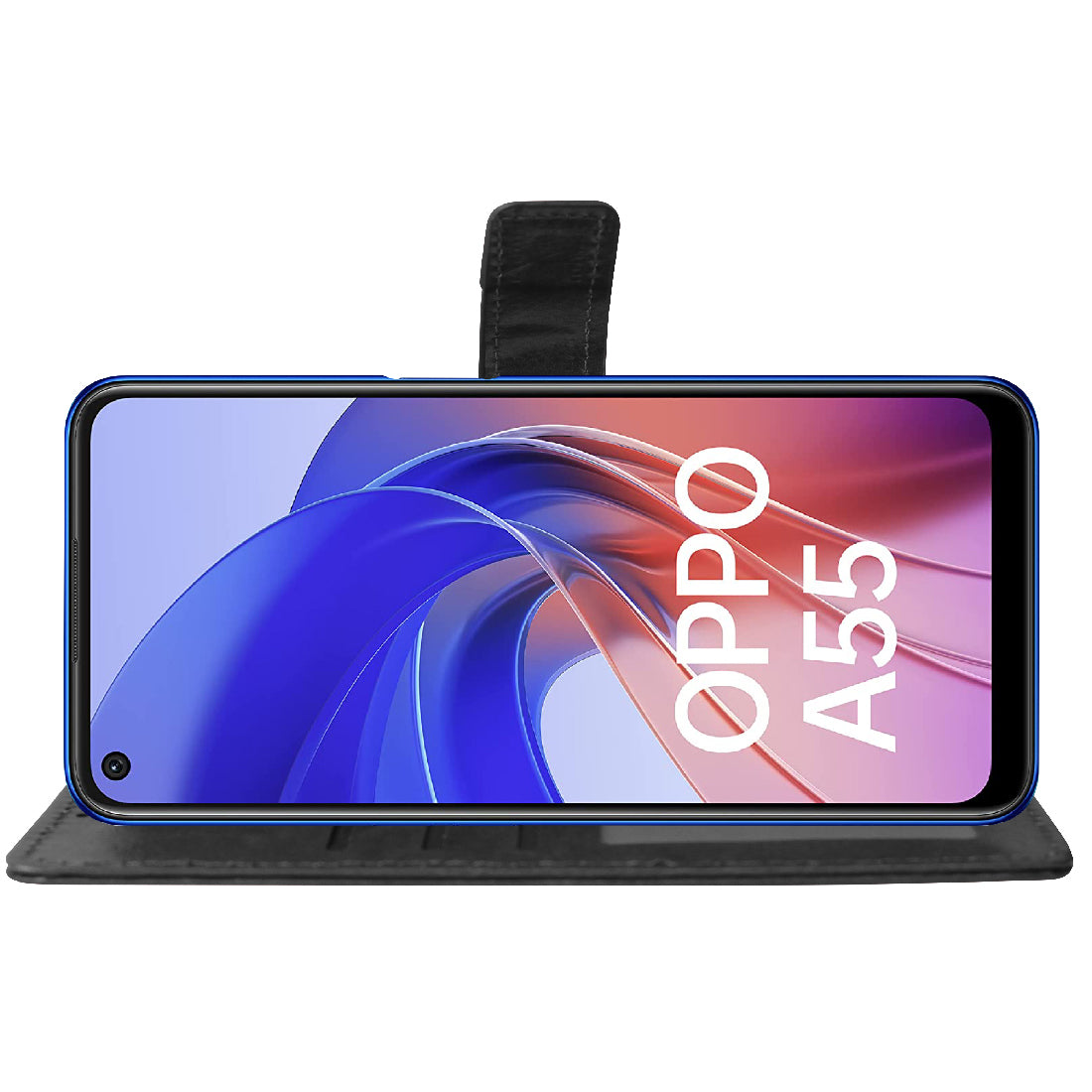 Premium Wallet Flip Cover for Oppo A55 4G