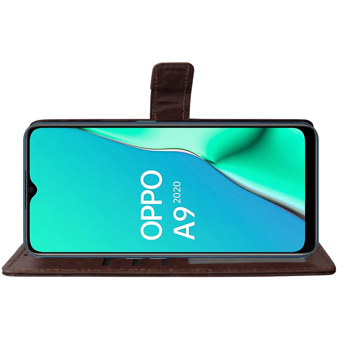 Premium Wallet Flip Cover for Oppo A9 (2020)