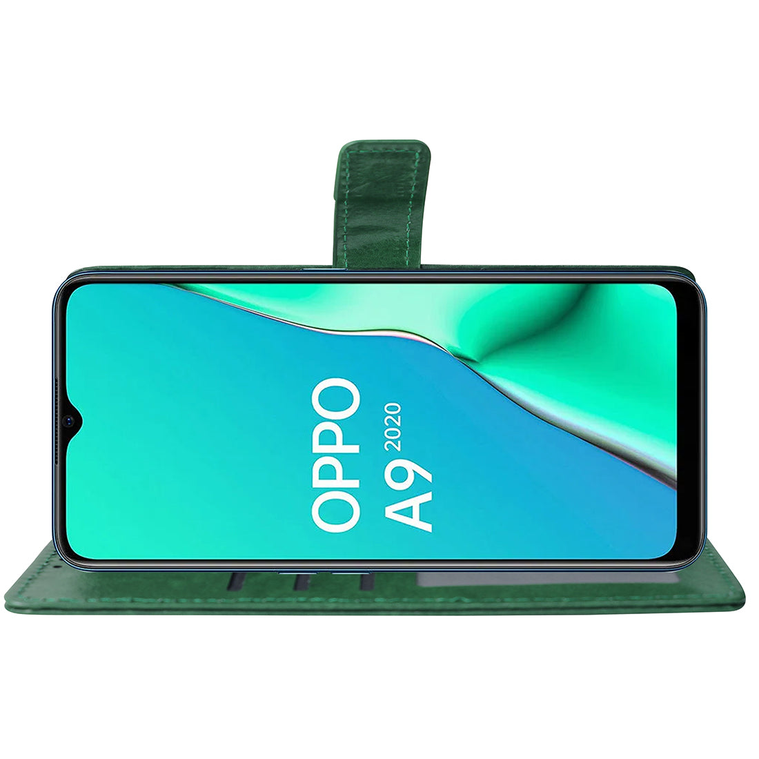 Premium Wallet Flip Cover for Oppo A9 (2020)