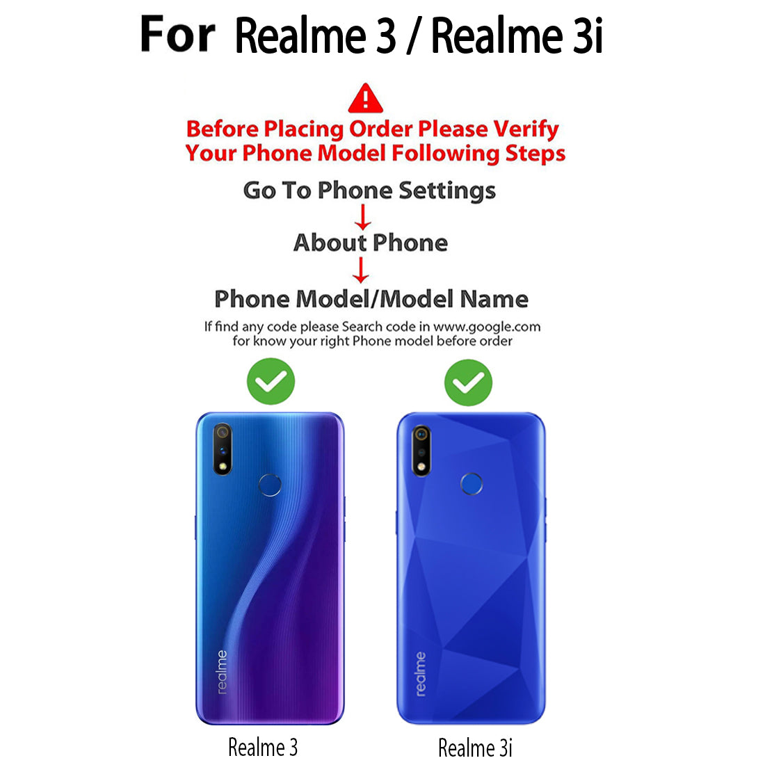 Premium Wallet Flip Cover for Realme 3 4G / 3i 4G