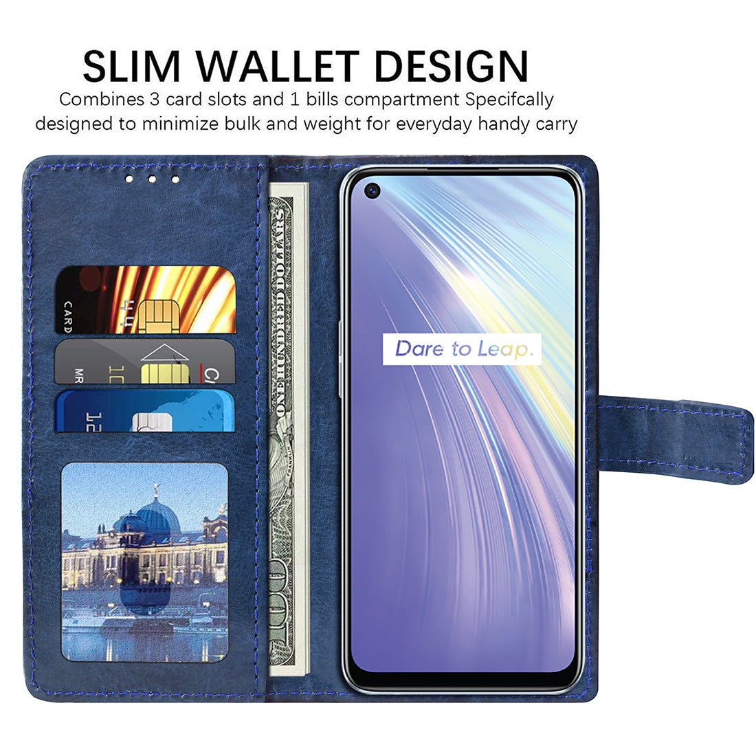 Premium Wallet Flip Cover for Realme 6 / 6i