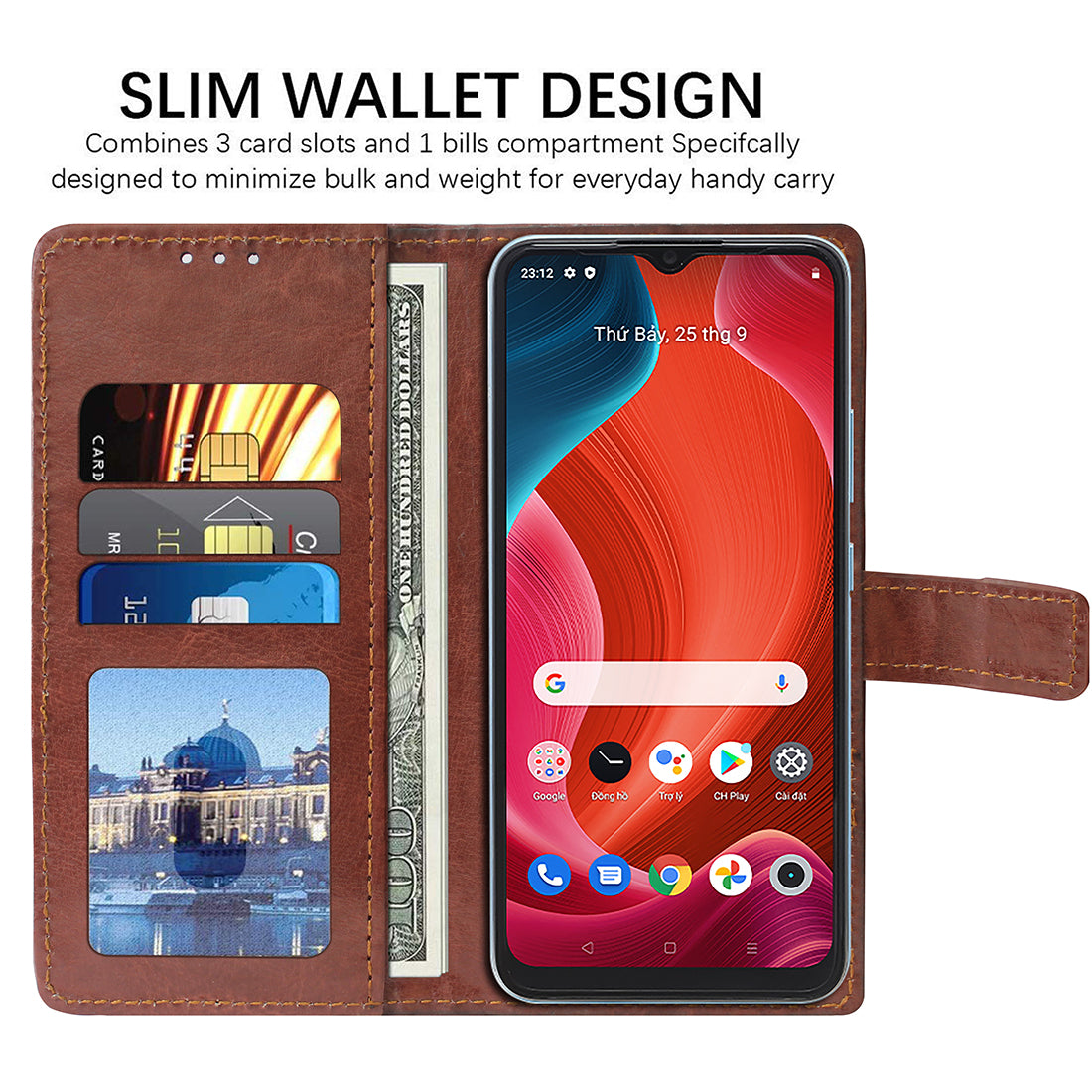 Premium Wallet Flip Cover for Realme C25Y / C21Y