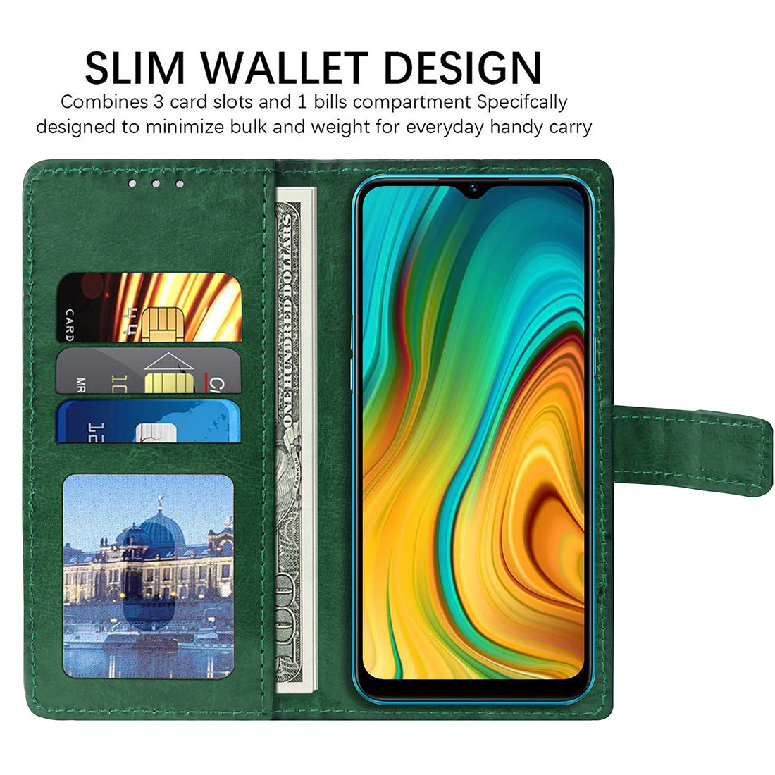 Premium Wallet Flip Cover for Realme C3 / Narzo 20A