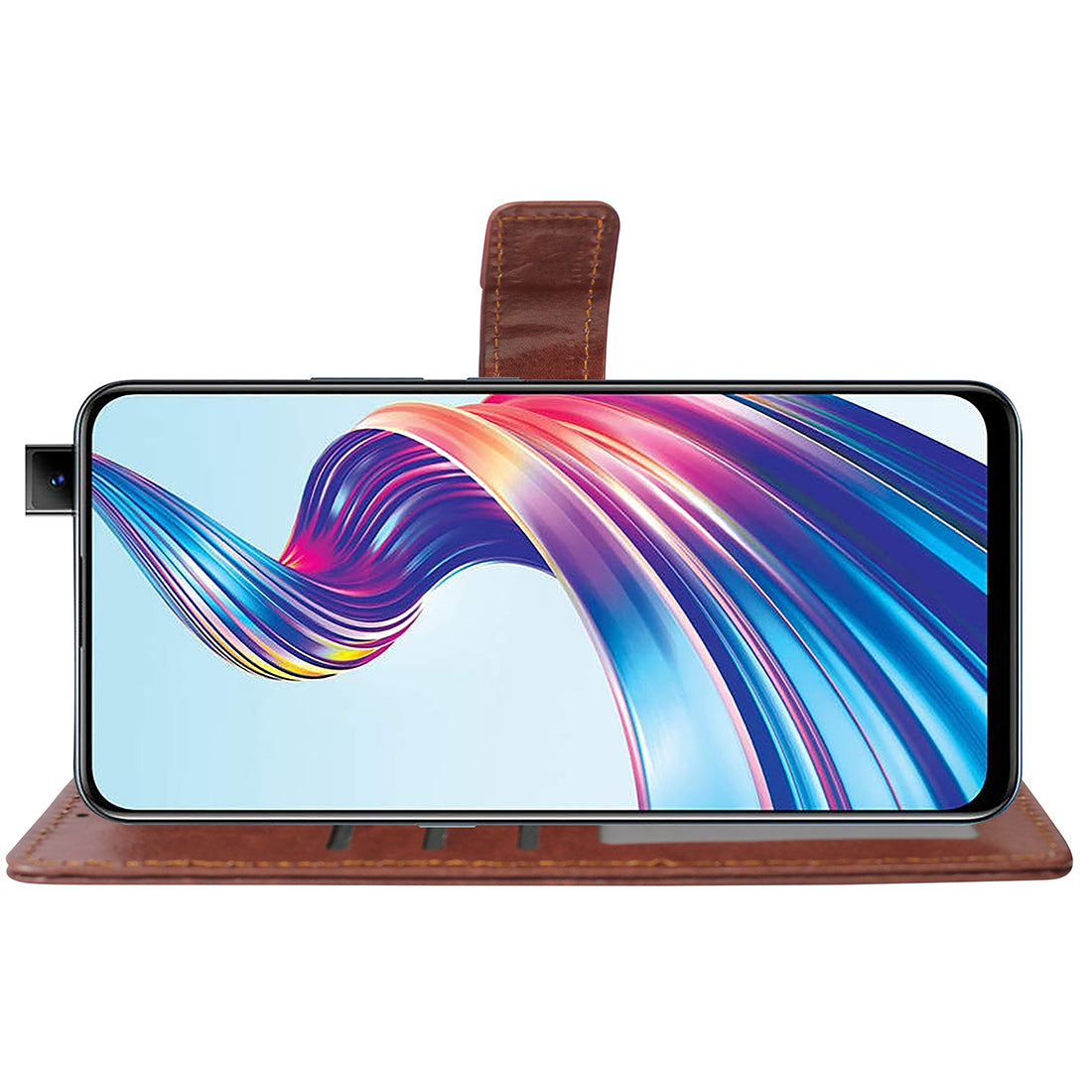 Premium Wallet Flip Cover for Vivo V15 4G