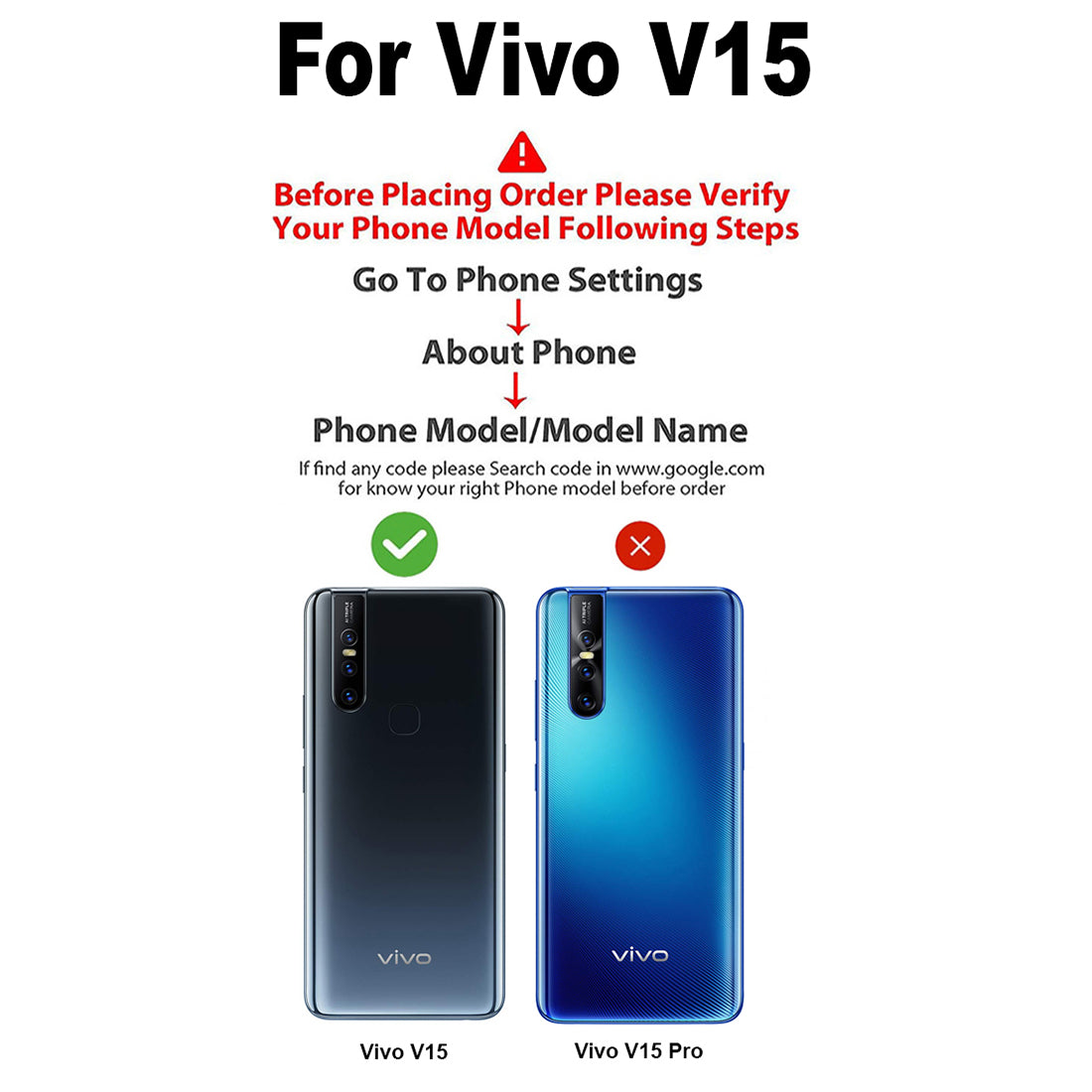 Premium Wallet Flip Cover for Vivo V15 4G