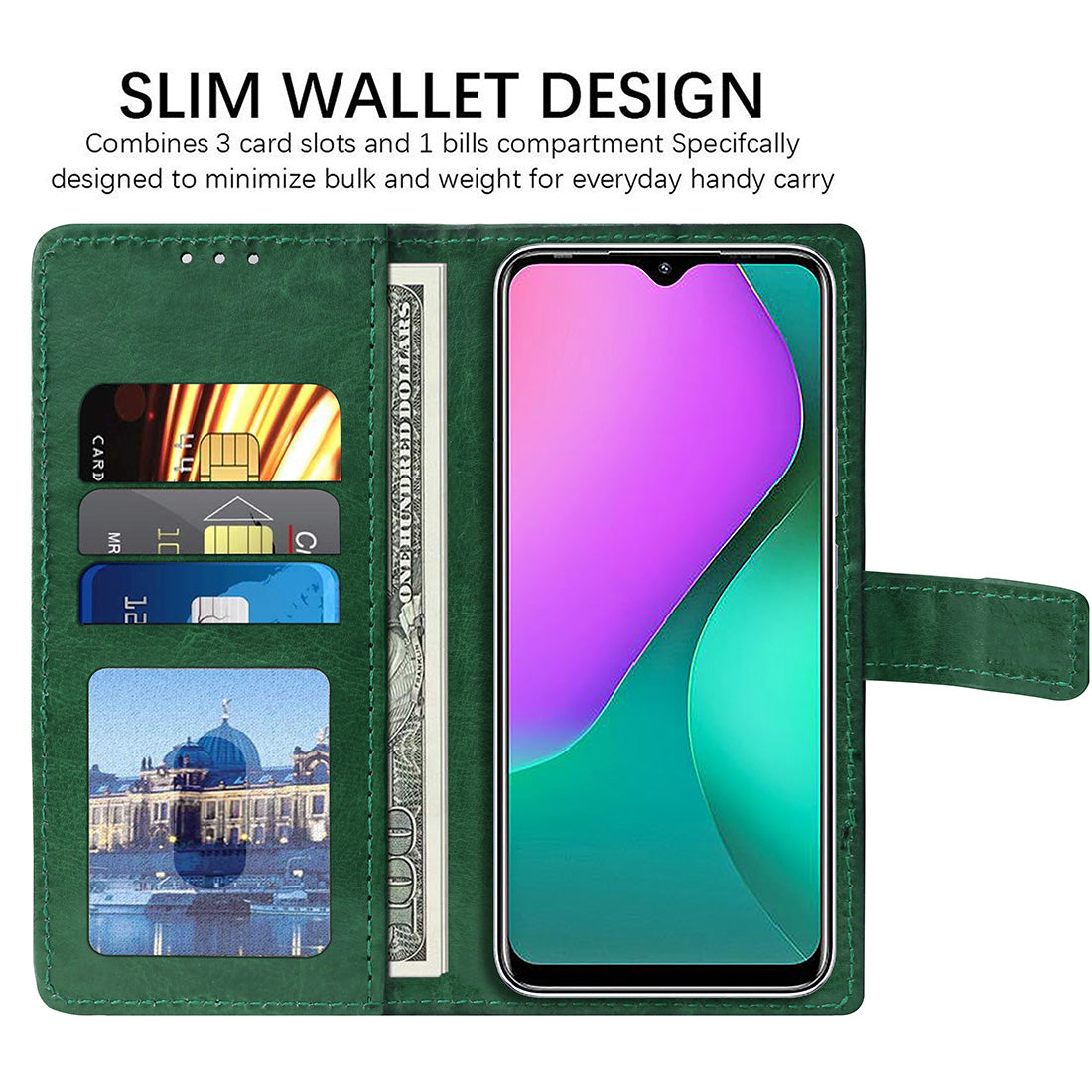 Premium Wallet Flip Cover for Infinix Hot 10 Play 4G