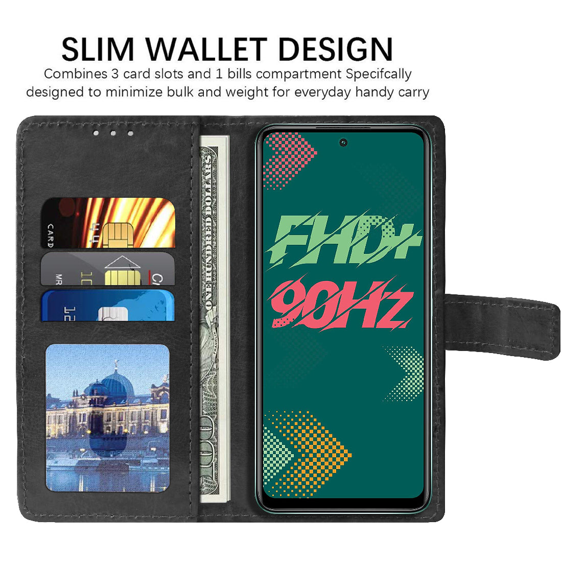 Premium Wallet Flip Cover for Infinix Hot 11S